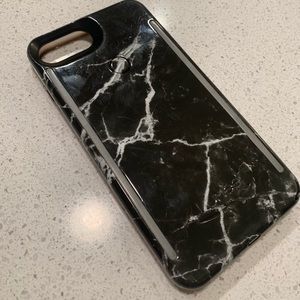 Lumee IPhone 8+ black marble case